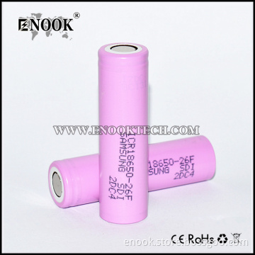 Samsung 26f 18650 3.7v 2600mah E-cig Battery